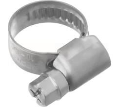 Хомуты нержав. сталь, стандартное болтовое крепление 10-16мм, ширина 9 мм, 100 шт.// Сибртех