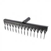 Грабли витые с черенком, 12 зубьев