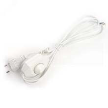 Шнур сетевой -200W 230V 1,5+0,5м (с диммером)белый