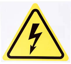 Наклейка знак электробезопасности 