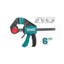 Струбцина быстрозажимная TOTAL THT1340601, 150мм, нагрузка 60кг,¶зажатие 63мм