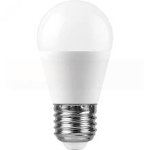 Лампа светодиодная LED 13вт Е27 белый матовый шар