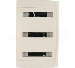 Бокс СП Legrand Practibox 3х12 мод. с шинами N и PE IP40 бел/бел. двер.