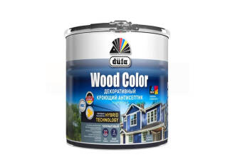 Кроющий антисептик Dufa Wood Color белый 0,9 л