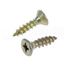 Саморез жёлтый универсальный потай Pz-2 5х25мм