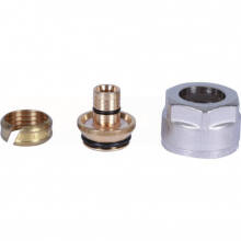 Фитинг компрессионный для труб PEX-AL-PEX 16х2,6х1/2 STOUT