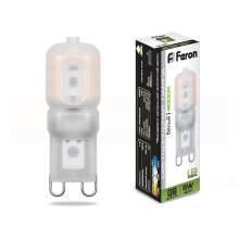 Лампа Feron LB-430 светодиодая капсульная G9 230В 5Вт 4000К