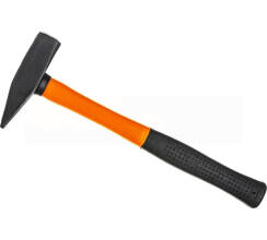 Молоток слесарный Шабашка, фиберглассовая обрезиненная ручка, 600 г