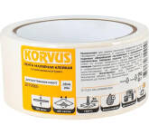 Лента малярная клейкая на крепированной бумаге Korvus 45ммх20м