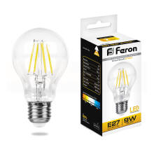 Лампа Feron LB-63 светодиодая груша Е27 230В 9Вт 2700К