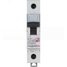 Автоматический выключатель Legrand TX3 1-полюсный С 10А 6kA 