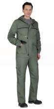 Костюм СИРИУС-ГЕО куртка, брюки, тёмно-зелёный р.96-100/170-176