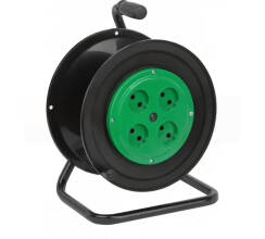 Катушка пластиковая ЭРА RP-4 для подключения провода 4 розетки без заземления