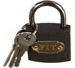 Замок навесной железный 38х32мм стальная дужка 5,2мм