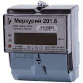 Электросчетчик Инкотекс Меркурий 201.8 однофазный однотарифный 220В 5(80)А