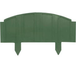 Ограждение садовое Заборчик 495х280х15 (Зеленый)