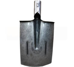 Лопата прямоугольная  рельсовая сталь без черенка