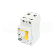Выключатель дифференциального тока (УЗО) Iek ВД1-63 2-полюсный AC 63А 30мА