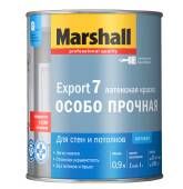 Краска латексная для стен и потолков Marshall Export-7 глубокоматовая BC 0,9л