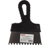 Шпатель фасадный REXANT 150 мм зуб 6х6 нержавеющая сталь, пластмассовая ручка