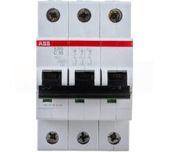Автоматический выключатель ABB S203 3-полюсный С 10А 6kA 