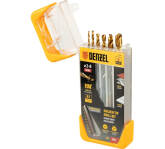 Набор сверл по металлу Golden Tip 2, 3, 4, 5, 6, 8 мм, HSS-Tin, 6 шт Denzel 72300