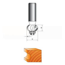 Фреза кромочная 8*38*24 R12 STF1015