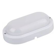 Светильник Leek Led Obl Wh светодиодный герметичный овальный 220В 15Вт IP65 