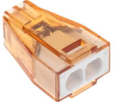 Экспресс-клемма СМК 773-602 с пастой, 2-проводная 0,75-4 мм²