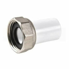 Штуцер ППР с накидной гайкой 20мм х 3/4