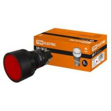 Кнопка Tdm Стоп SB-7 красная 1р d22мм/230В