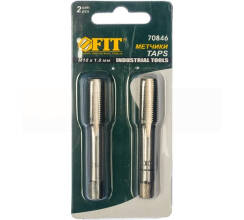 Метчики метрические, легированная сталь, набор 2 шт. М10х1,0 мм