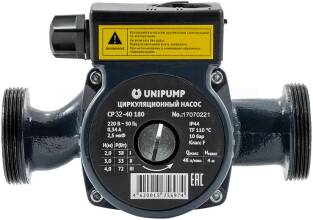 Насос Unipump Cp 32-40 180 циркуляционный 