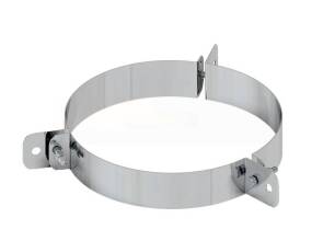 Хомут под растяжку составной Ferrum (430/0,5 мм) Ф210 (нерж.)