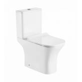 Унитаз-компакт AZARIO Fretta Square 650х340х790 безободковый сиденье микролифт AZ-5121/2 места