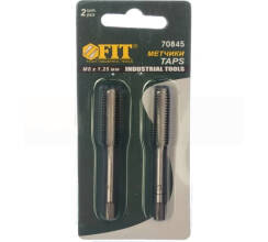 Метчики метрические, легированная сталь, набор 2 шт. М8х1,25 мм