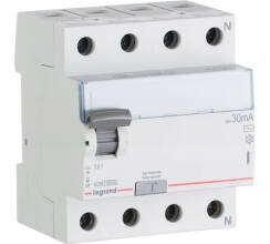 Выключатель дифференциального тока (УЗО) Legrand 4-полюсный AC 25А 30мА