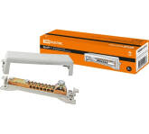 Шина универсальная распределительная ШнУР 1 в корпусе 2 ввода 7 групп 160 А TDM