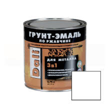 Грунт-эмаль по ржавчине Рогнеда Dali RAL 9010 белая 0,75л