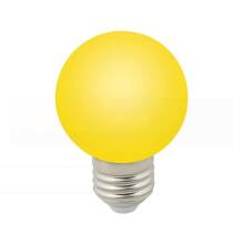 Лампа Volpe светодиодная декоративная шар жёлтая E27 220В 1Вт 