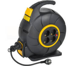 Удлинитель на катушке TWIST 4х20м с заземл. автосмотка 16А IP20 ПВС 3х1.5 IEK