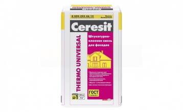 Штукатурно-клеевая смесь Ceresit Termo Universal 25кг