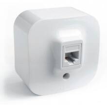 Розетка Legrand Quteo 782214 белая RJ11 IP20