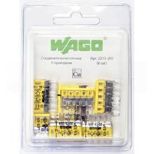 Соединительная клемма WAGO (2273-205) 5-ти проводная 6 шт. в блистере