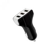 Зарядное устройство в прикуриватель REXANT 3 x USB, 1000mA, черное,