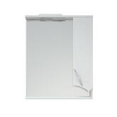 Зеркальный шкаф Corozo Кентис правый белый 600мм