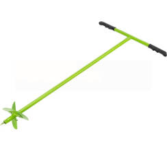 Бур лопастной со сменными ножами, 1000 мм, диаметр 150 мм, 200 мм, Россия, Сибртех