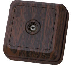 Розетка TВ простая (0-2400 Гц,  