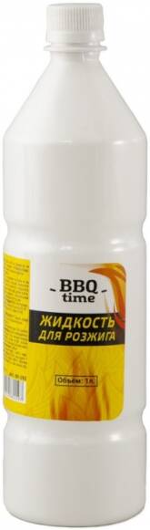 Жидкость для розжига 1 л., углеводородная, BBQ time