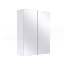 Зеркальный шкаф SanStar Универсальный 50 с полками белый